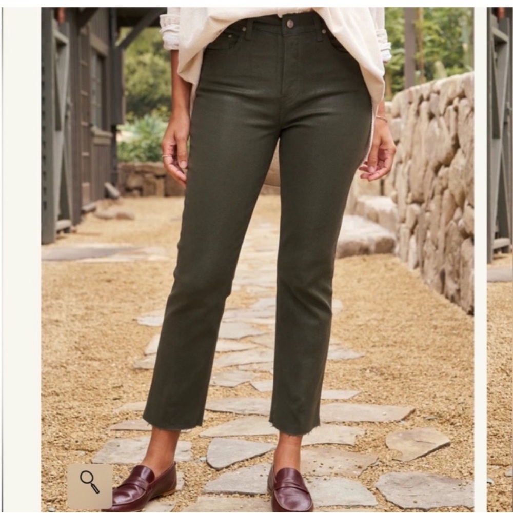 Frank & Eileen Cork Everyday Jeans in Olive size 27